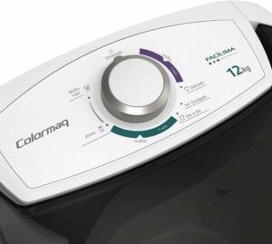 5 Colormaq Maquina de Lavar Roupa Semi Automatica Tanquinho 12kg LCS12 Branco 220V