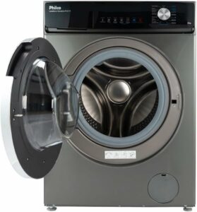 3 Lava e Seca 16 Programas Eco Inverter Philco 10 kg Inox Pls11t - 110v