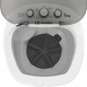 4 Lavadora Semiautomática Mueller Big com Aquatec 16kg 127V Branco