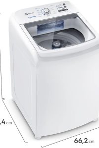 2 Máquina de Lavar Electrolux 15kg Branca Essential Care com Cesto Inox e Jet&Clean (LED15) - 127V
